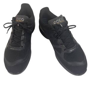 ECCO BIOM Natural Motion Sneaker Mens US 11 EU 45 Black Textile Comfort Casual